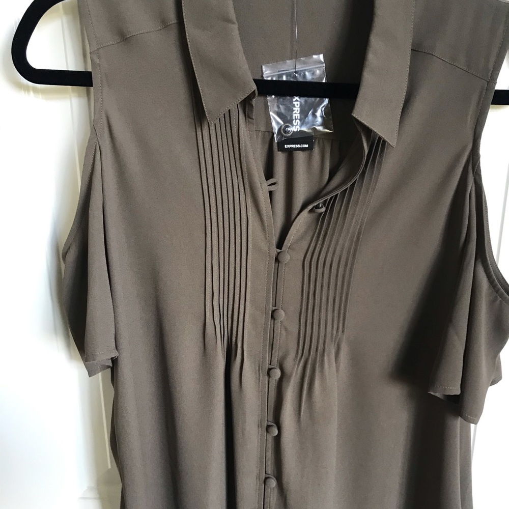 Express cold shoulder blouse